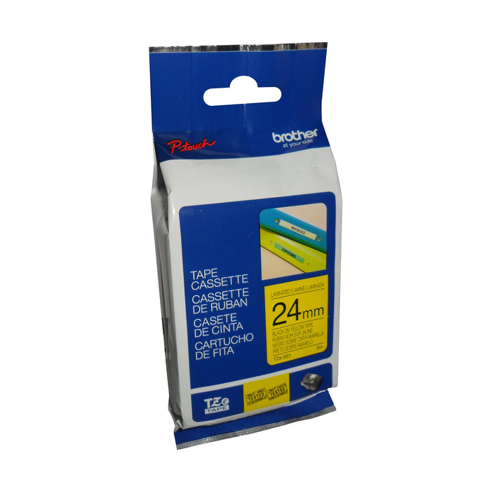 TZe261 (TZ261) PTOUCH TAPE 36MM BLACK ON WHITE