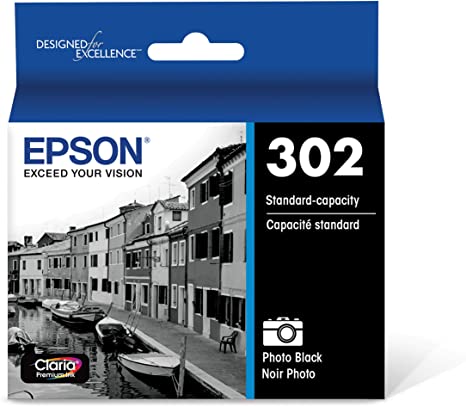 Epson T302120S EPSON T302 Claria Photo Black Ink Standard Capacity – Compatible Printer Supply – Get Toner Canada