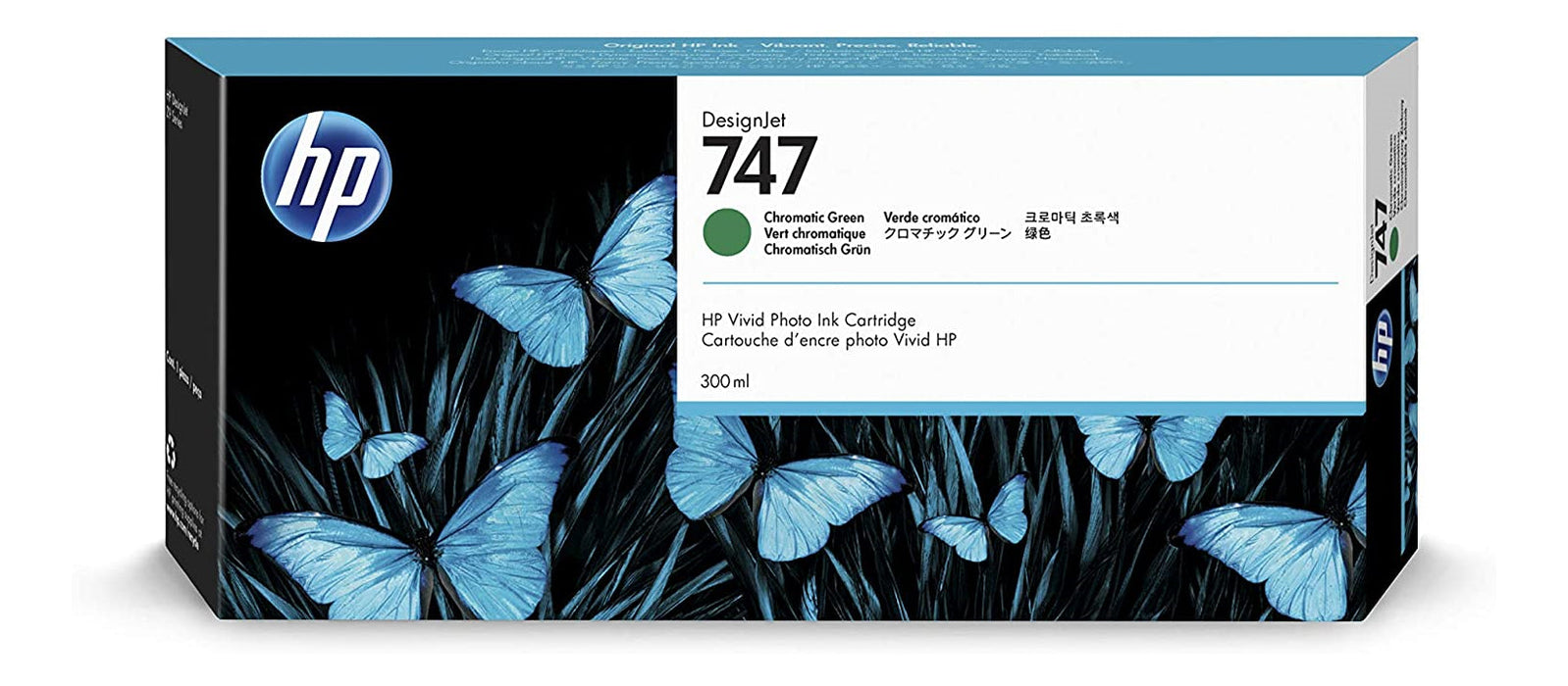 HP 747 (P2V84A) 300mL Chromatic Green Original Ink Cartridge