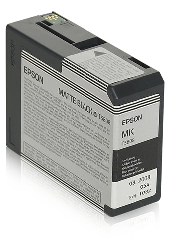 Epson T580800 EPSON ULTRACHROME MATTE BLACK INK 80ML, STYLUS PRO 3 – Compatible Printer Supply – Get Toner Canada