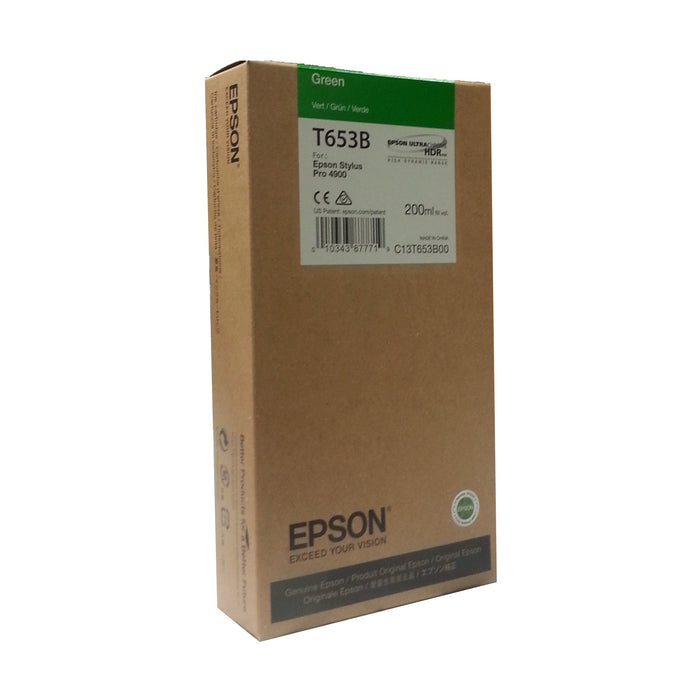 Epson T653B00 EPSON STYLUS PRO 4900 GREEN 200ML – Compatible Printer Supply – Get Toner Canada