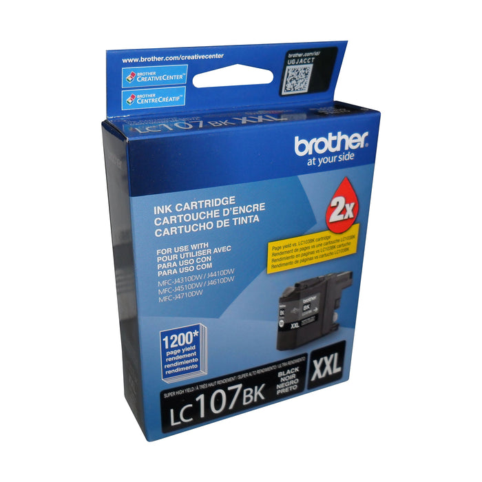 Brother LC107BKS BLACK SUPER HY INK FOR MFCJ4410DW/MFCJ4510DW/MFCJ46 – Compatible Printer Supply – Get Toner Canada