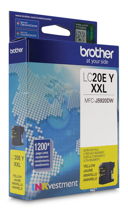 Brother LC20EYS YELLOW INK FOR MFCJ985DW 1.2K – Compatible Printer Supply – Get Toner Canada