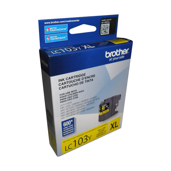 Brother LC103YS YELLOW HY INK FOR MFCJ4410DW/MFCJ4510DW/MFCJ4610DW – Compatible Printer Supply – Get Toner Canada
