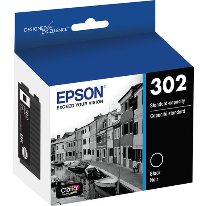 Epson T302020S EPSON T302 Claria Black Ink Standard Capacity, with – Compatible Printer Supply – Get Toner Canada