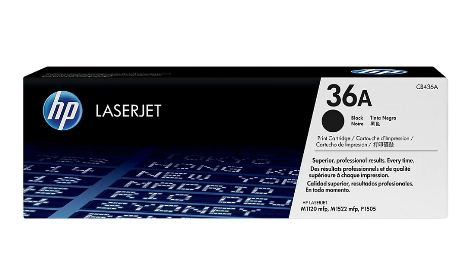 HP 36A (CB436A) Black Original LaserJet Toner Cartridge – Compatible Printer Supply – Get Toner Canada