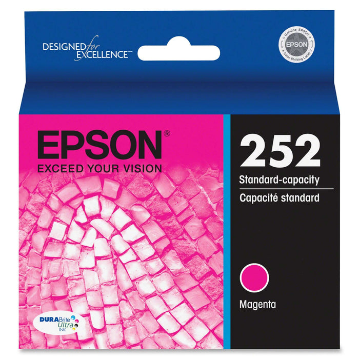 Epson 252 Magenta Ink Cartridge, Standard Capacity (T252320) – Compatible Printer Supply – Get Toner Canada