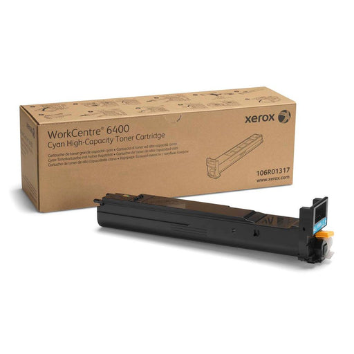 Xerox WorkCentre 6400 High-Capacity Cyan Toner Cartridge (106R01317)