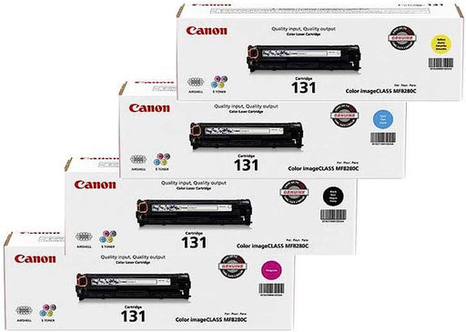 Canon 131 Standard Yield - 4 Pack Bundle C,M,Y,K