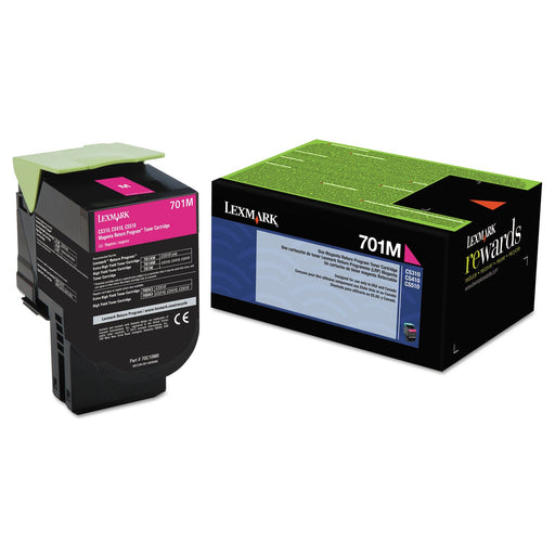 Lexmark 70C10M0 LEXMARK 701M MAGENTA RETURN PROGRAM TONER CARTRIDGE – Compatible Printer Supply – Get Toner Canada