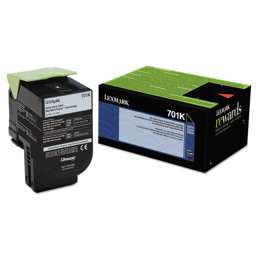Lexmark 70C10K0 LEXMARK 701K BLACK RETURN PROGRAM TONER CARTRIDGE – Compatible Printer Supply – Get Toner Canada