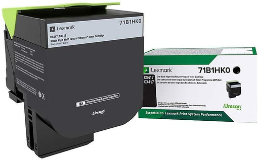 Lexmark 71B1HK0 LEXMARK CS/X417/517 BLACK HY RETURN PROGRAM TONER – Compatible Printer Supply – Get Toner Canada