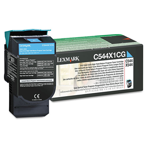Lexmark C544X1CG Extra High Yield Laser Toner Cartridge, Cyan – Compatible Printer Supply – Get Toner Canada