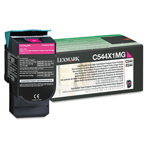Lexmark C544X1MG Extra High Yield Laser Toner Cartridge, Magenta – Compatible Printer Supply – Get Toner Canada
