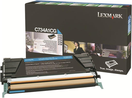 Lexmark C734A1CG C73X/X73X CYAN RETURN PROGRAM TONER CARTRIDGE 6K – Compatible Printer Supply – Get Toner Canada