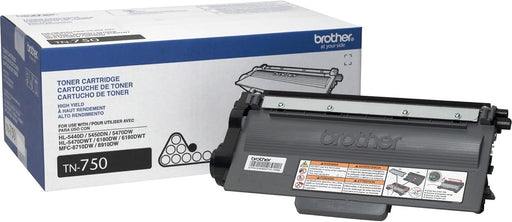 Brother TN750 High-Yield Black Toner Cartridge