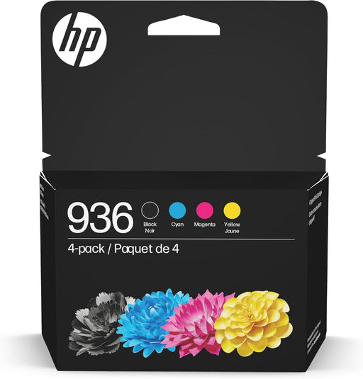 HP 936 Ink Cartridge - Standard Yield - Cyan, Magenta, Yellow, Black - 4 Pack – Compatible Printer Supply – Get Toner Canada