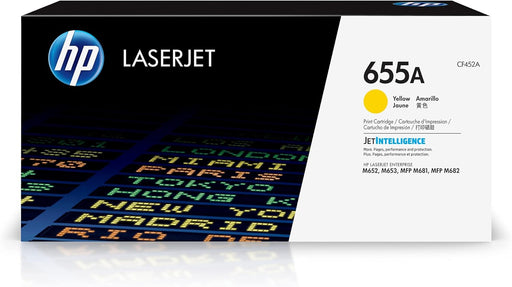 HP 655A (CF452A) Yellow Original LaserJet Toner Cartridge – Compatible Printer Supply – Get Toner Canada