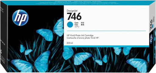 HP 746 (P2V80A) 300mL Cyan Original Ink Cartridge