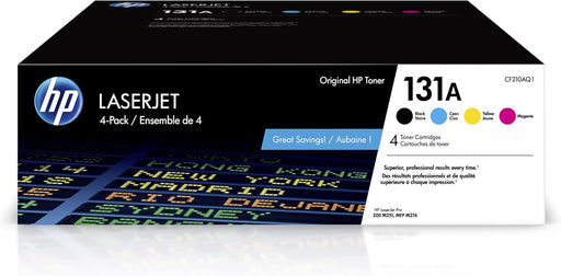 HP 131A Black/Cyan/Magenta/Yellow Quad LaserJet Toner Cartridge