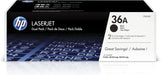 HP 36A (CB436D) Black Original LaserJet Toner Cartridges, 2 Pack – Compatible Printer Supply – Get Toner Canada