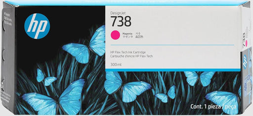 HP 738 (676M7A) 300mL Magenta Original Ink Cartridge
