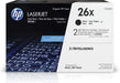 HP 26X (CF226XD) Black Original LaserJet Toner Cartridge, High Yield, 2/Pack