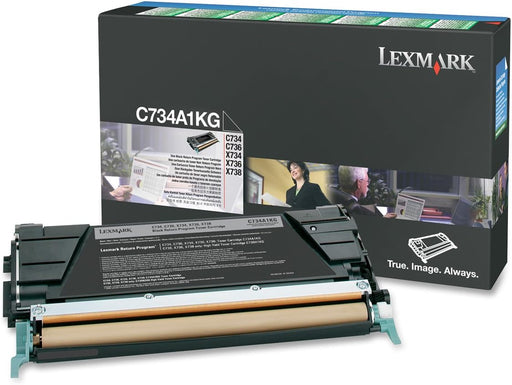 Lexmark C734A1KG C73X/X73X BLACK RETURN PROGRAM TONER CARTRIDGE 8K – Compatible Printer Supply – Get Toner Canada