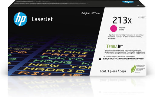HP 213X High Yield Magenta Original LaserJet Toner Cartridge (W2133X) – Compatible Printer Supply – Get Toner Canada