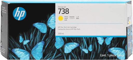 HP 738 (676M8A) 300mL Yellow Original Ink Cartridge