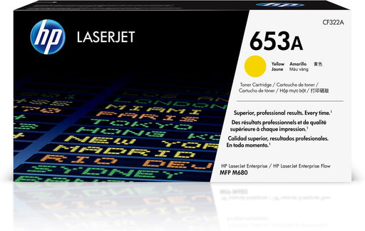 HP 653A (CF322A) Yellow Original LaserJet Toner Cartridge