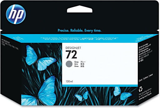 HP C9374A 72 Ink Cartridge, Grey, 130mL