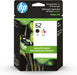 HP 62 Black & Tri-Colour Original Ink Cartridges, 2/Pack (N9H64FN)