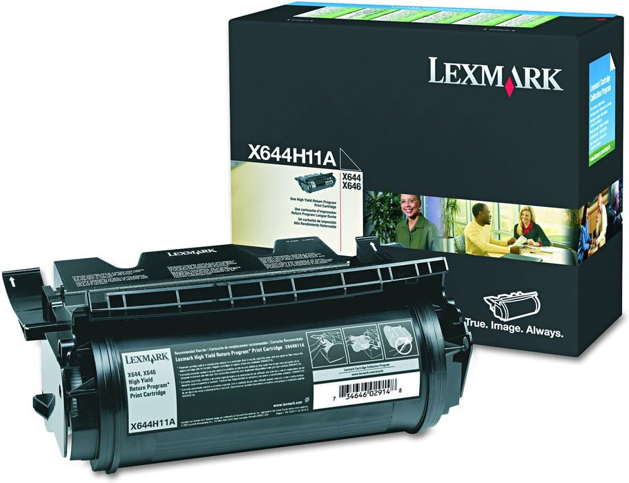 Lexmark X644H11A Black Return-Program Toner Cartridge, High-Yield – Compatible Printer Supply – Get Toner Canada