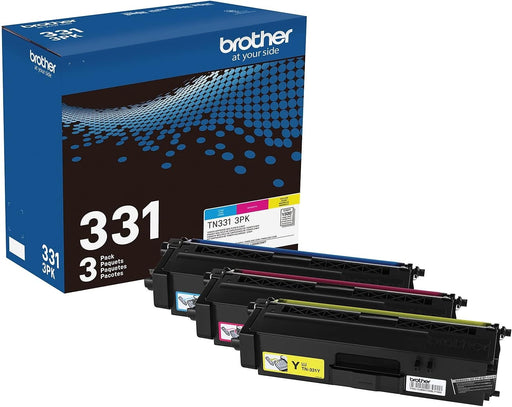Brother TN331 3PK Standard Yield Color Toner Cartridge