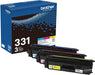 Brother TN331 3PK Standard Yield Color Toner Cartridge