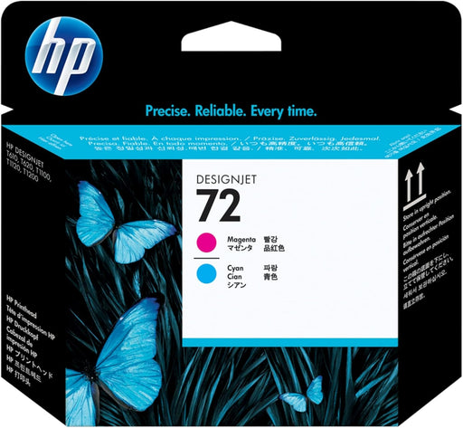 HP C9383A 72 Printhead, Magenta/Cyan