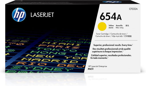 HP 654A (CF332A) Yellow Original LaserJet Toner Cartridge – Compatible Printer Supply – Get Toner Canada