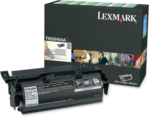 Lexmark T650H04A Black Return Program Toner Cartridge for Label Applications, High Yield – Compatible Printer Supply – Get Toner Canada