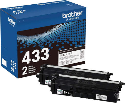 Brother TN4332PK High-Yield Black Toner Cartridge (2 pack)