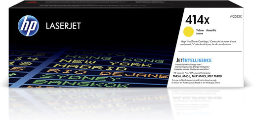 HP 414X(W2022X) High Yield Yellow Original LaserJet Toner Cartridge