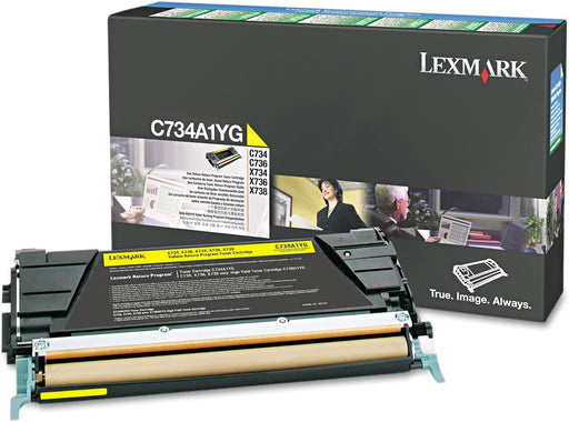 Lexmark C734A1YG C73X/X73X YELLOW RETURN PROGRAM TONER CARTRIDGE 6K – Compatible Printer Supply – Get Toner Canada