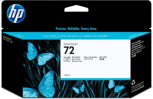 HP C9370A 72 Ink Cartridge, Photo Black, 130mL