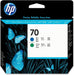 HP 70 (C9408A) Blue/Green Original Printhead