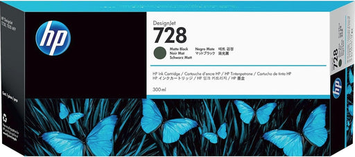 HP 728 (F9J68A) 300mL Matte Black Original Ink Cartridge