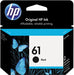 HP 61 Black Original Ink Cartridge (CH561WN)