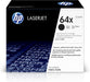 HP 64X (CC364X) Black High Yield Original LaserJet Toner Cartridge