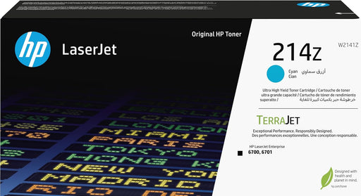 HP 214Z - Ultra High Yield LaserJet - Cyan Toner Cartridge (W2141Z) – Compatible Printer Supply – Get Toner Canada