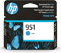 HP 951 Cyan Original Ink Cartridge (CN050AN)