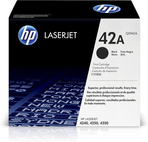 HP 42A (Q5942A) Black Original LaserJet Toner Cartridge